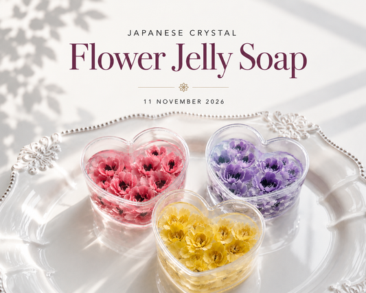 Official Japanese Crystal Flower Jelly Soap Course