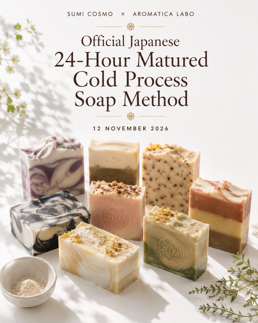 Official Japanese 24-Hour Matured Cold Process Soap Method