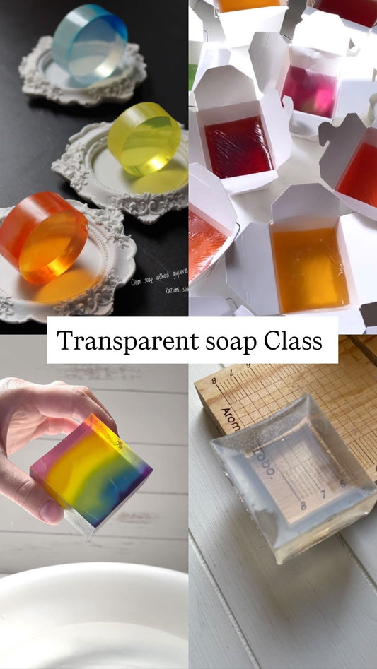 Transparent soap
